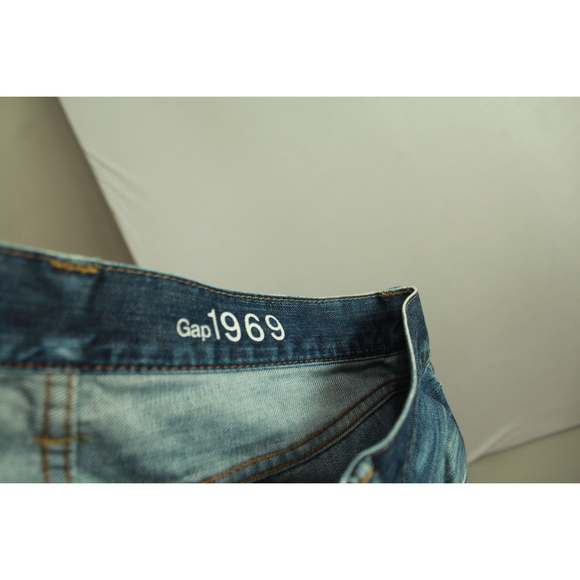 Gap 1969 Men Blue Jeans Bootcut Denim Size 36X36 - Picture 4 of 11